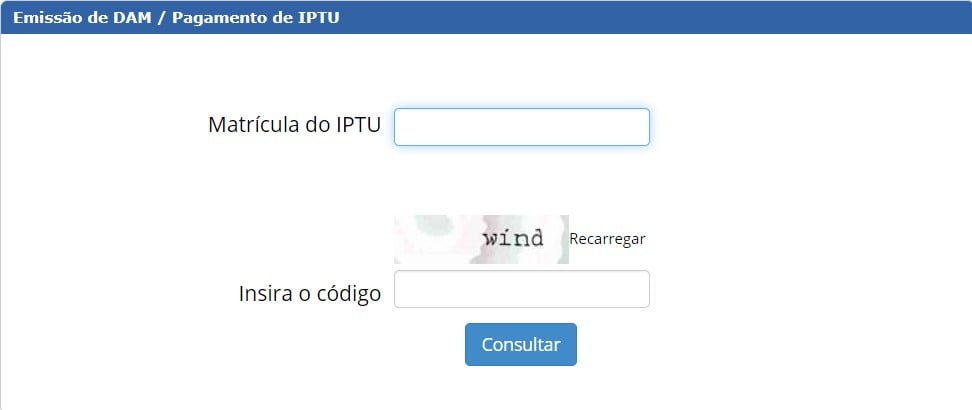 IPTU Manaus - AM Consulta