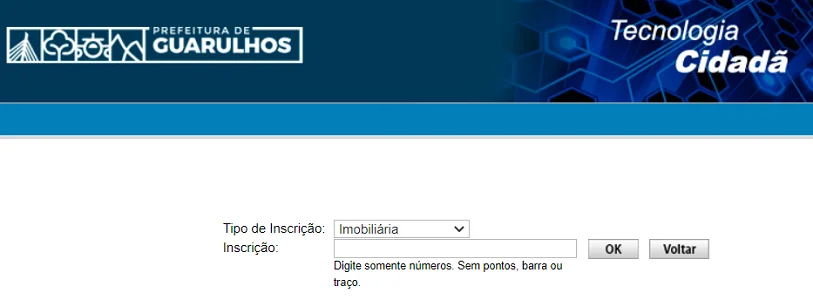Consulta IPTU- Guarulhos SP