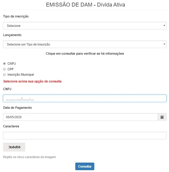 dívida ativa iptu governador valadares mg