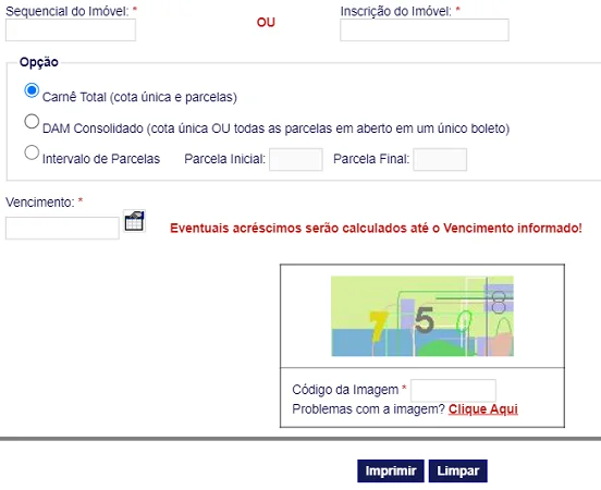 Consulta IPTU Jaboatão dos Guararapes