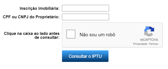 Consulta IPTU- Londrina PR