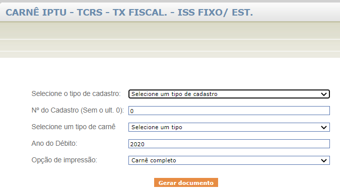 Consulta IPTU- Montes Claros MG