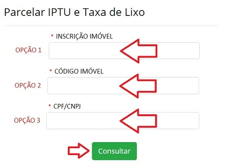 imprimir boleto iptu sinop mt