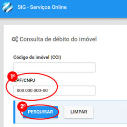 Consulta IPTU Araguaína TO 2