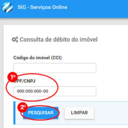 Consulta IPTU Araguaína TO 2