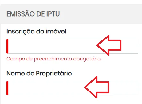 Consulta IPTU Campos dos Goytacazes
