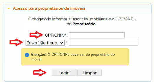 Consulta IPTU Joinville SC