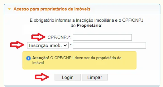Consulta IPTU Joinville SC