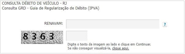 Consulta Débito Veículo IPVA RJ Bradesco