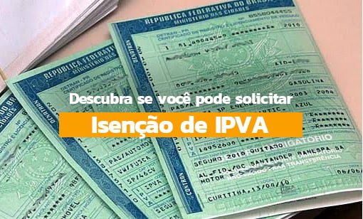 Isenção IPVA MG